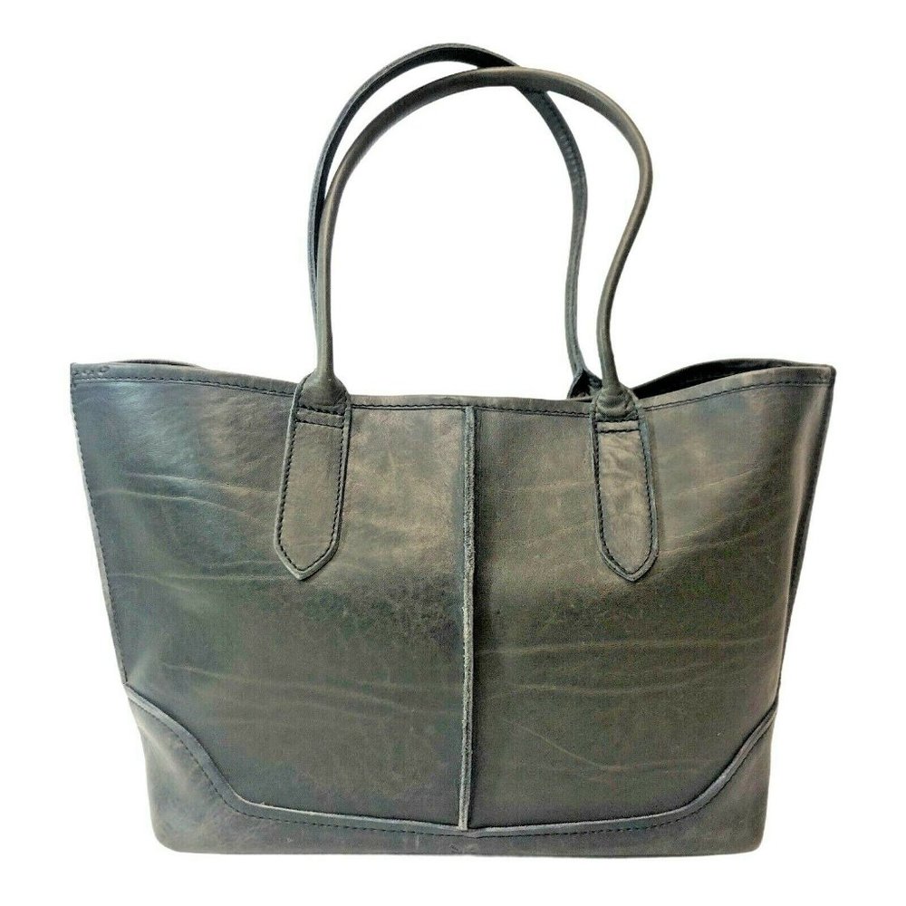 Frye Cara Tote Bag Rugged Leather SMOKE - NWT